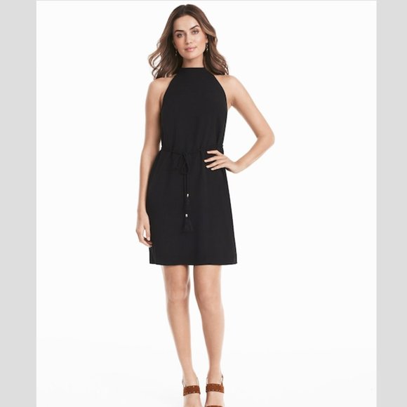WHBM Mock Neck Shift Dress - Picture 2 of 6